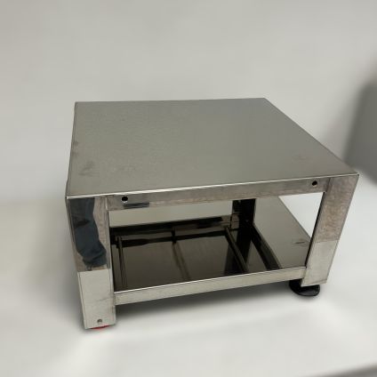 Table avec bras support de bacs pour sécheuse Mistral